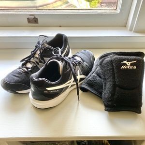 Asics VB Shoes & Mizuno VB Knee Pad Bundle *DEAL*